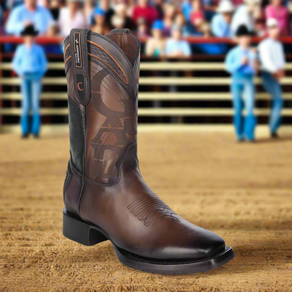 3Z20RS - Cuadra Honey Western Cowboy Rodeo Cowhide Leather Boots