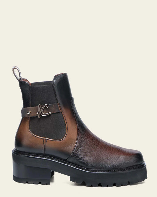 41WVNTV - Franco Cuadra Honey Casual Fashion Deer Leather Combat