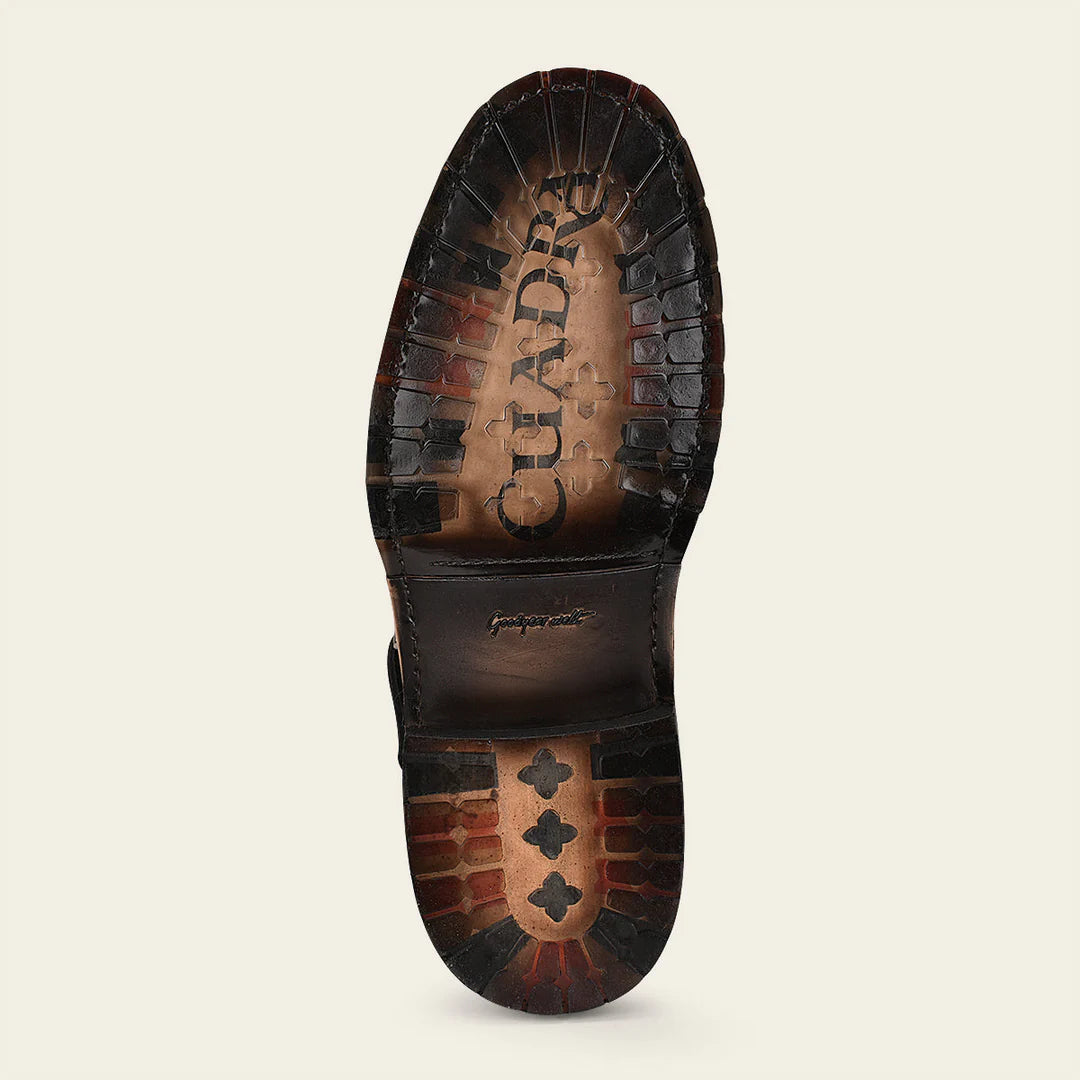 4J08FY - Cuadra Black Casual Fashion Caiman Ankle Boots for Men