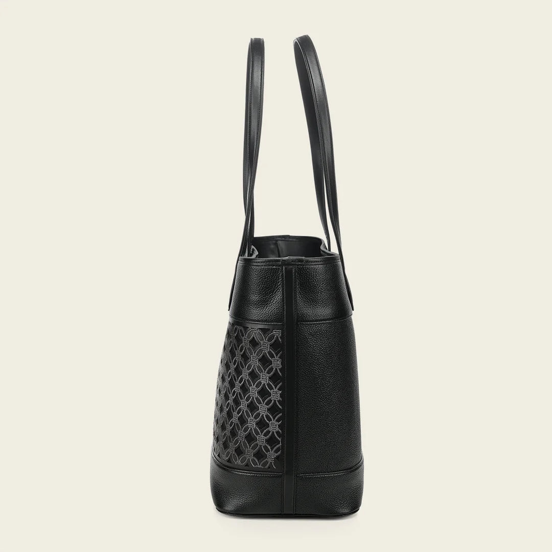 BOD3ZRS- Cuadra black dress fashion leather purse for women