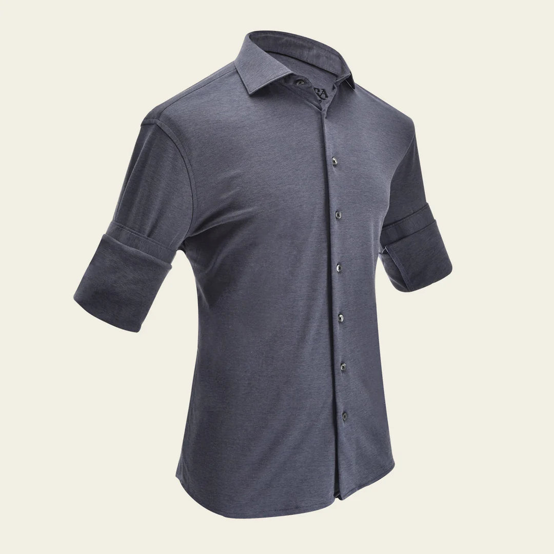 CM210101 - Cuadra navy grey shirt for men