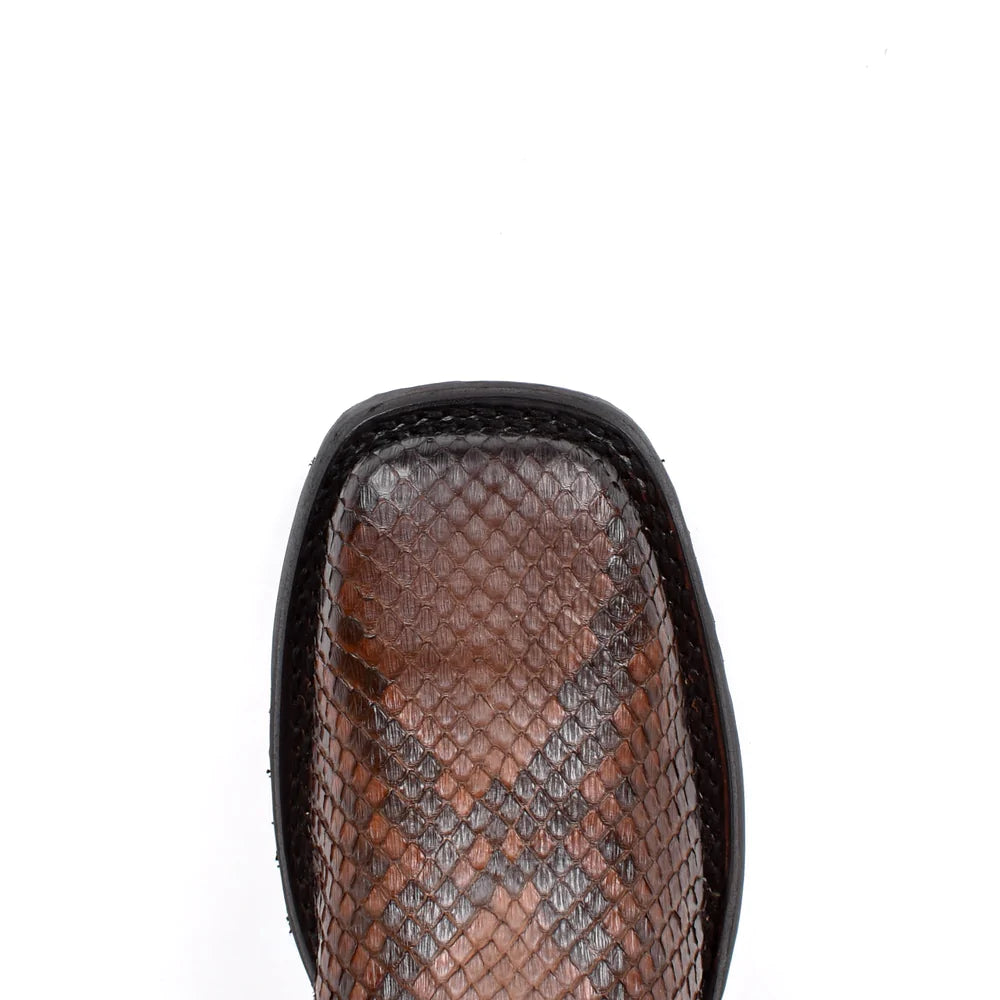 1X4ARS - Cuadra MIEL Parisina-Texana fashion botas de piel con tiras para mujer