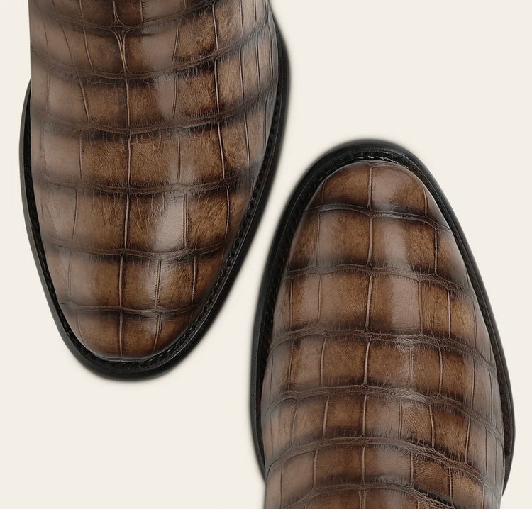 Cuadra Men's Alligator & Caiman Leather Boots