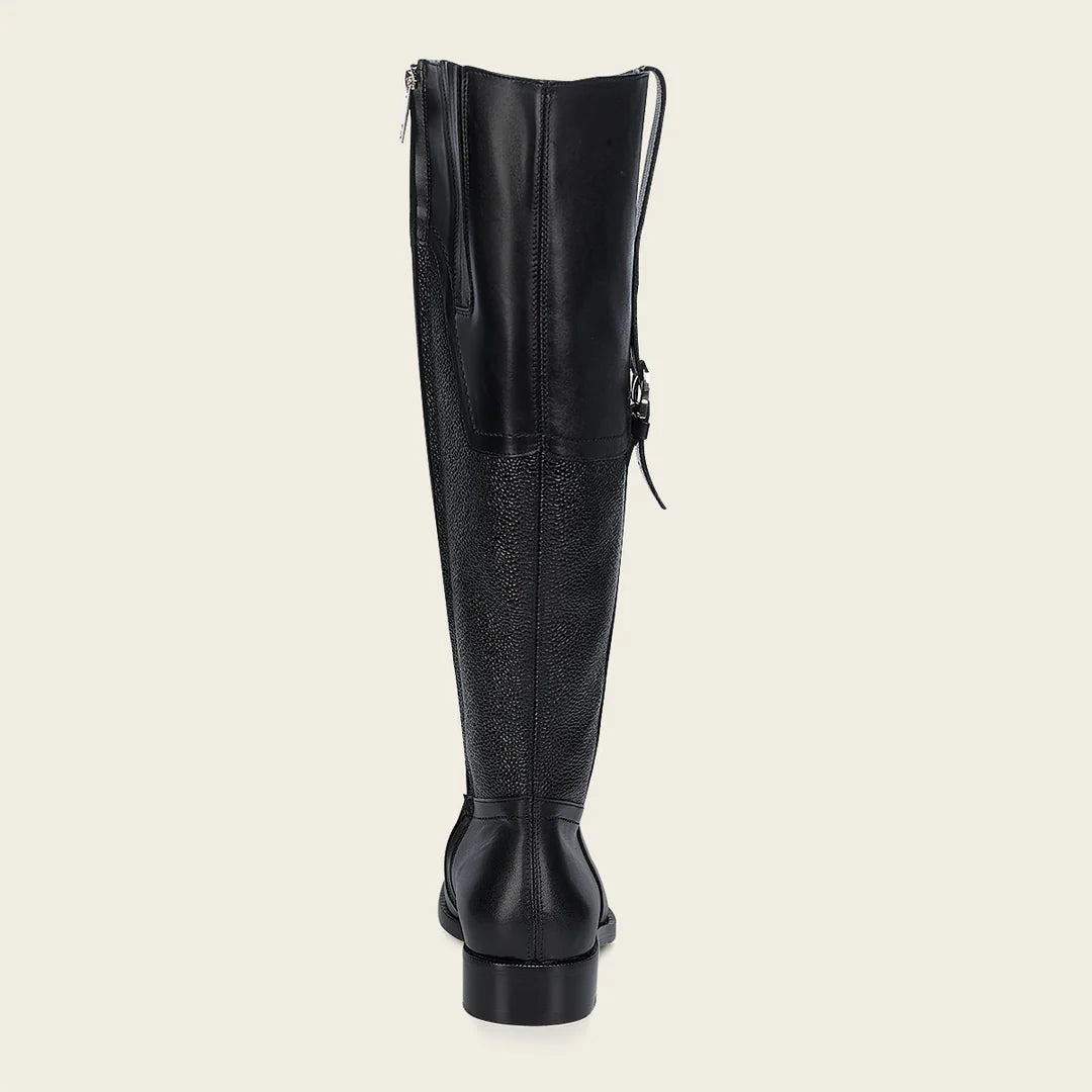 05TTSNI - Franco Cuadra Black Riding Boots for Women