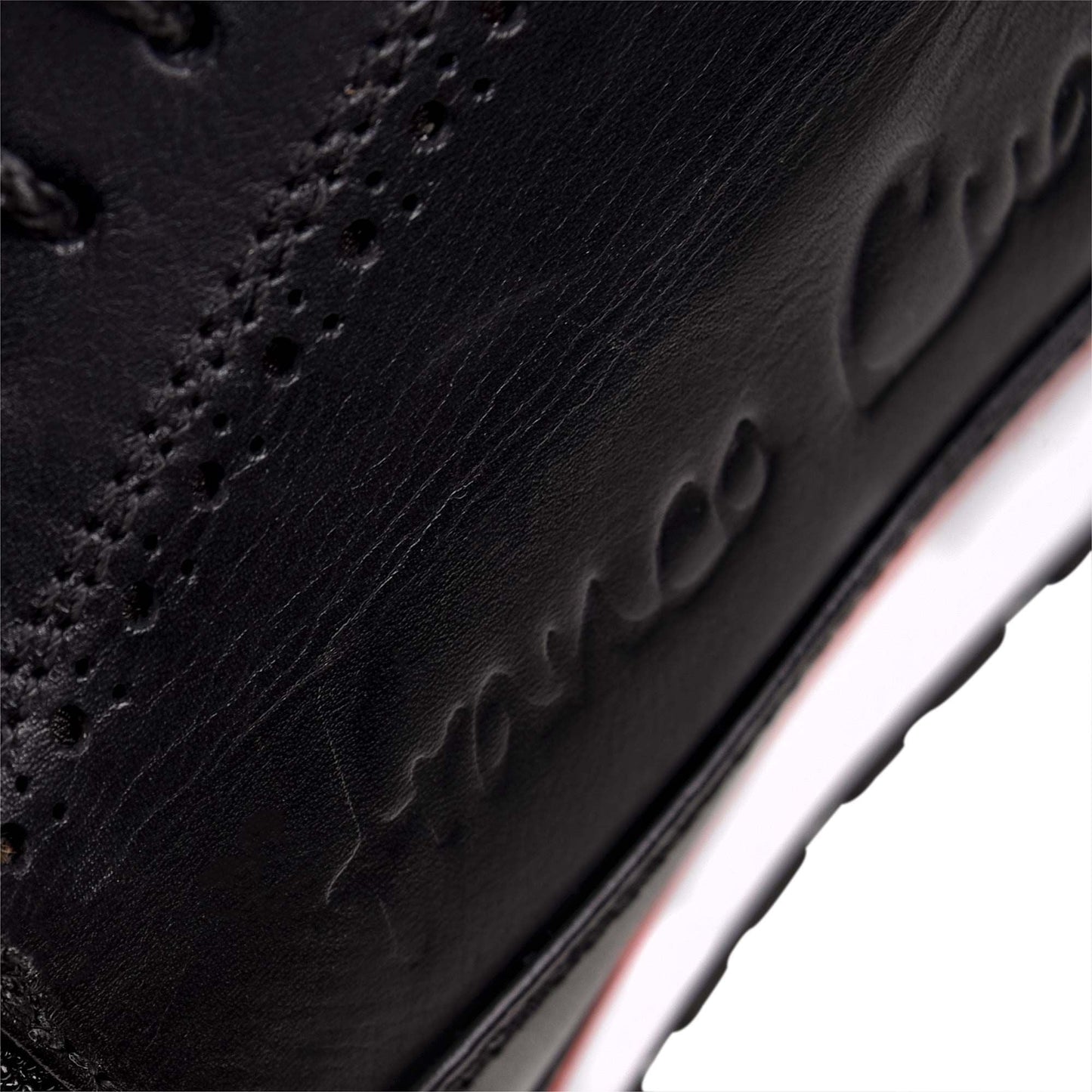 127MTTS - Cuadra black casual fashion stingray derby sneakers for men-Kuet.us