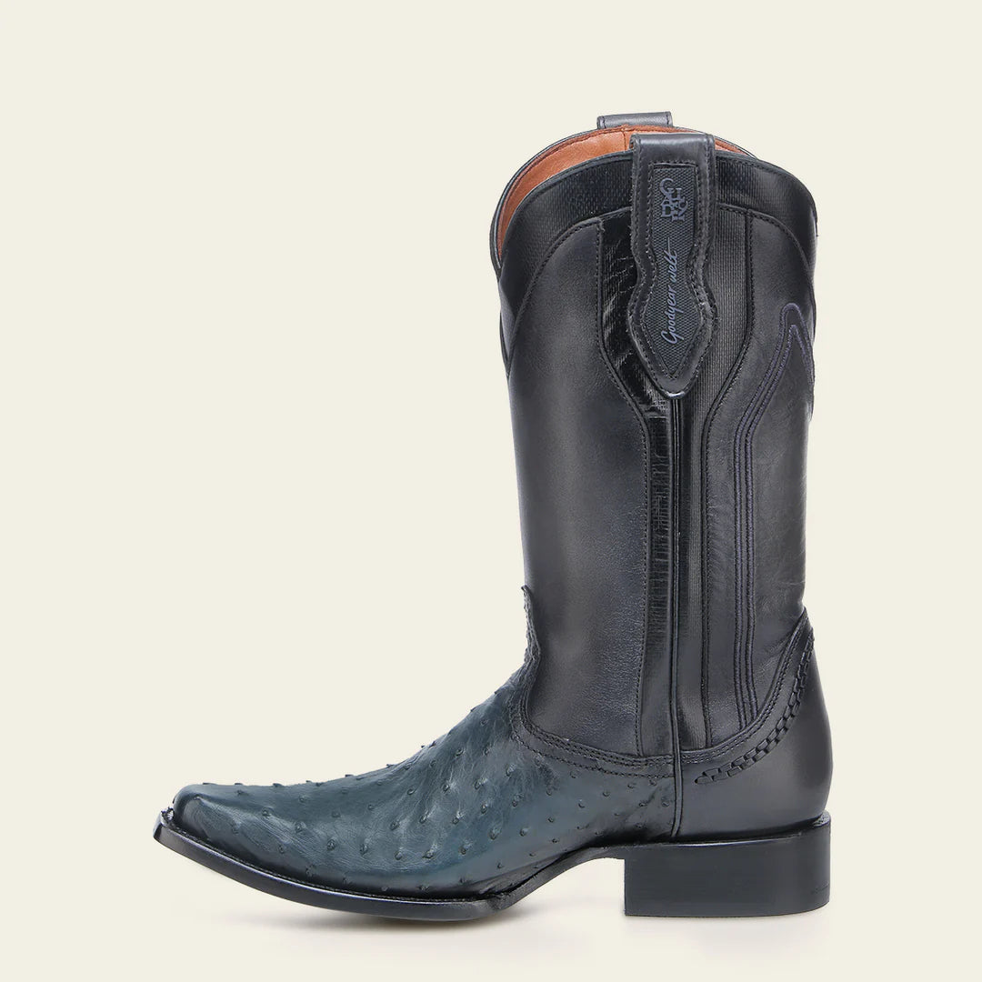 1B2TA1 - Cuadra blue dress cowboy ostrich leather boots for men