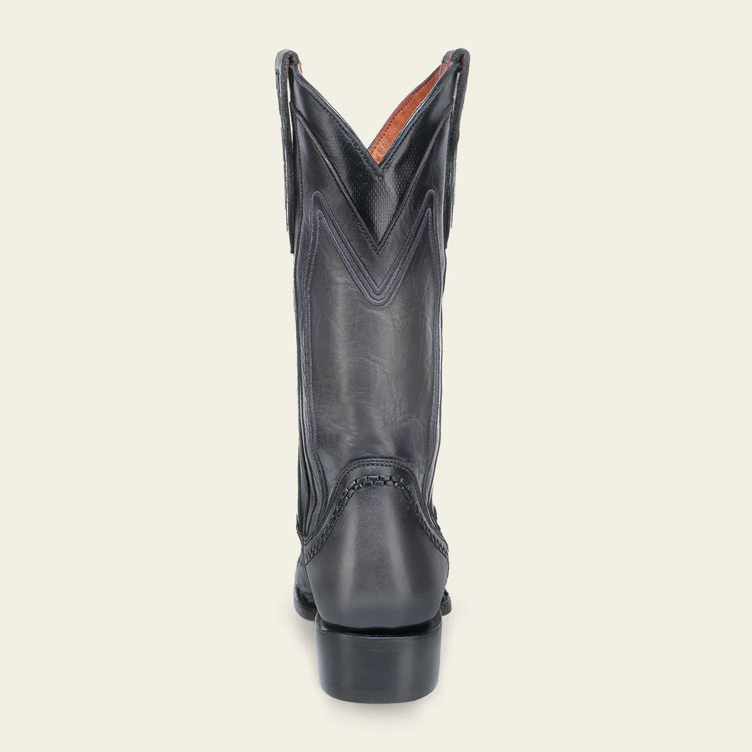 1B2TA1 - Cuadra blue dress cowboy ostrich leather boots for men