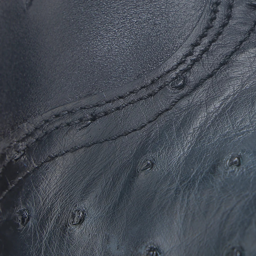 1B2TA1 - Cuadra blue dress cowboy ostrich leather boots for men