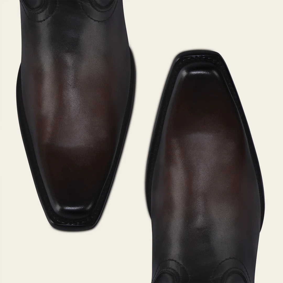 1B2TRS - Cuadra chocolate dress cowboy cowhide leather boots for men