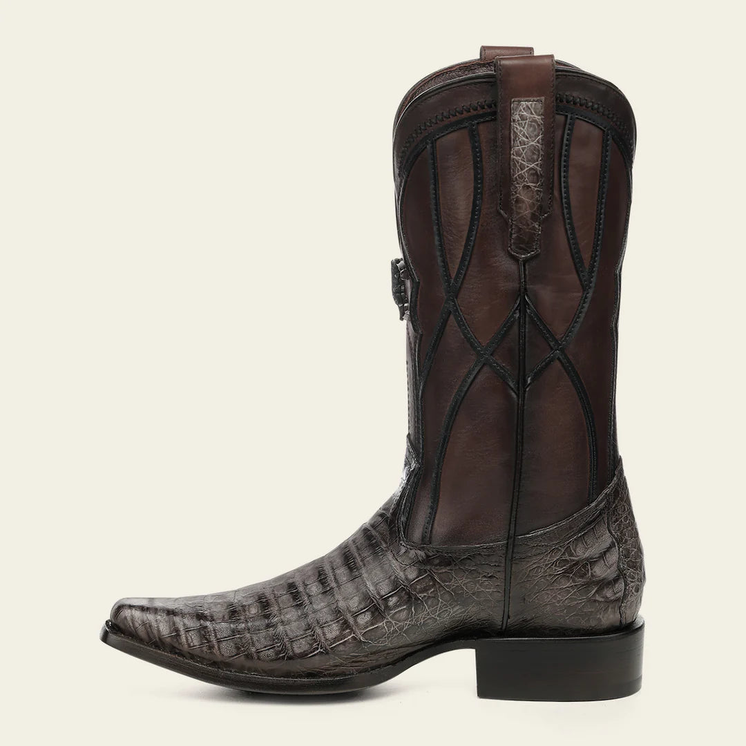 1BT0FY - Cuadra gray dress cowboy caiman boots for men
