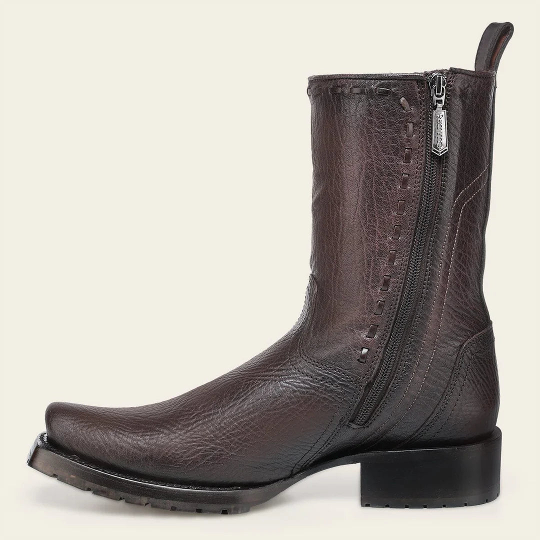 1J3NRS - Cuadra chocolate dress cowboy cowhide leather boots for men
