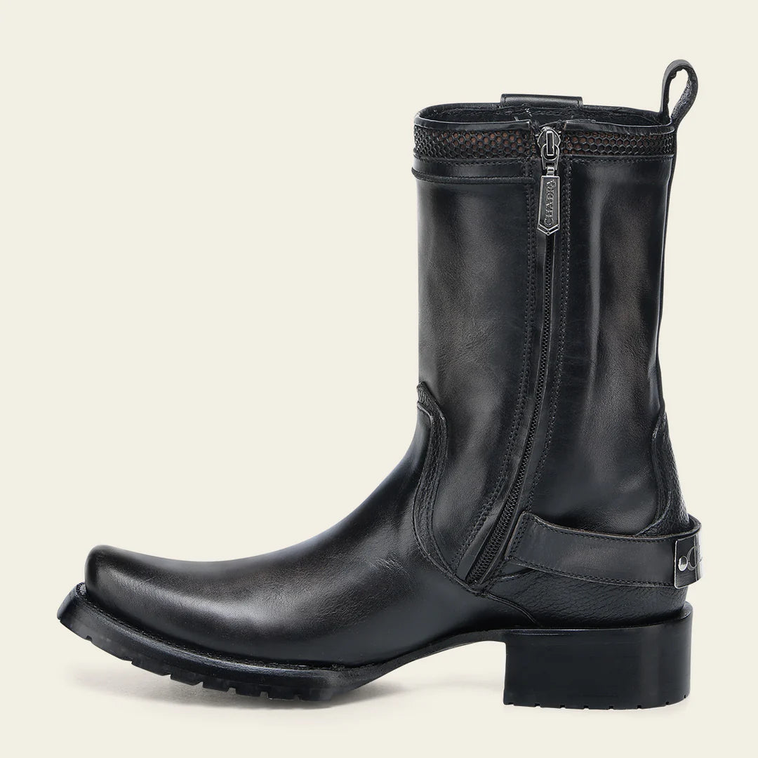 1J3RRS - Cuadra black dress cowboy cowhide leather boots for men