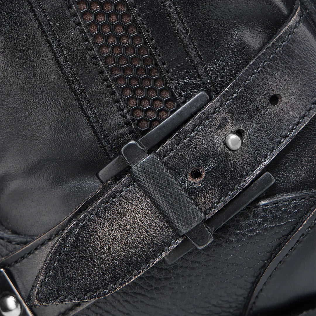 1J3RRS - Cuadra black dress cowboy cowhide leather boots for men