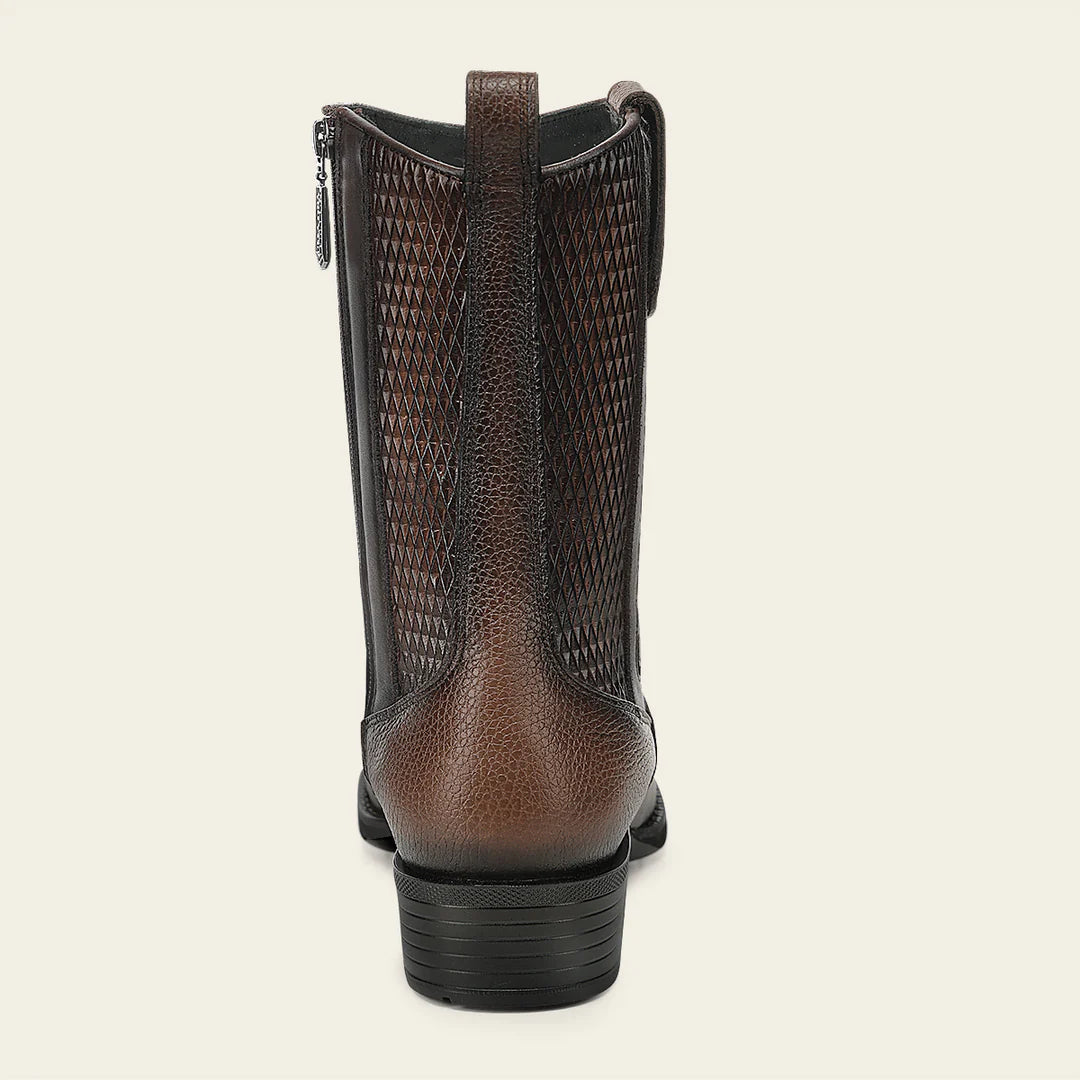 1J4HVE - Cuadra honey dress cowboy deer leather boots for men