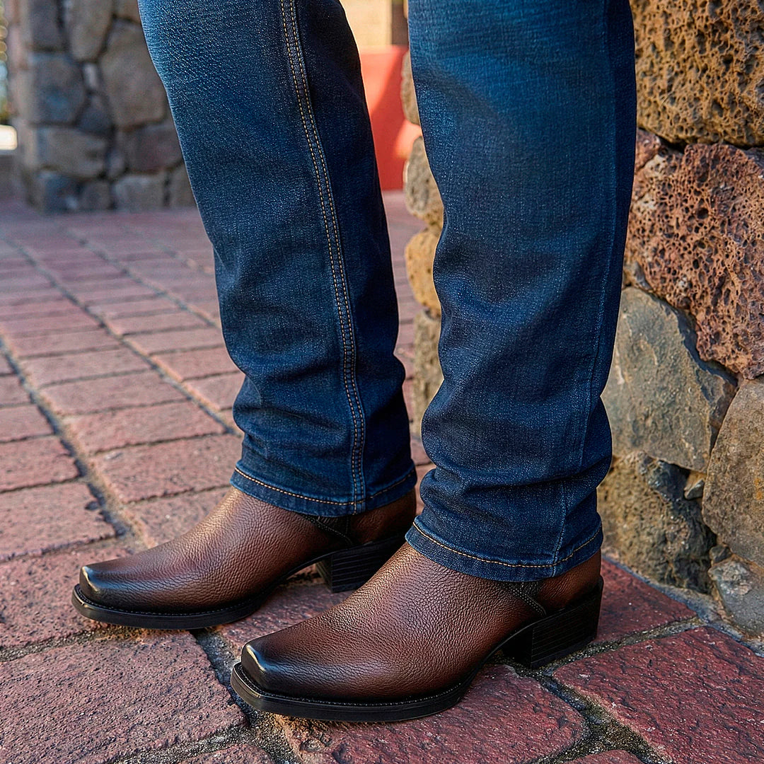 1J4HVE - Cuadra honey dress cowboy deer leather boots for men