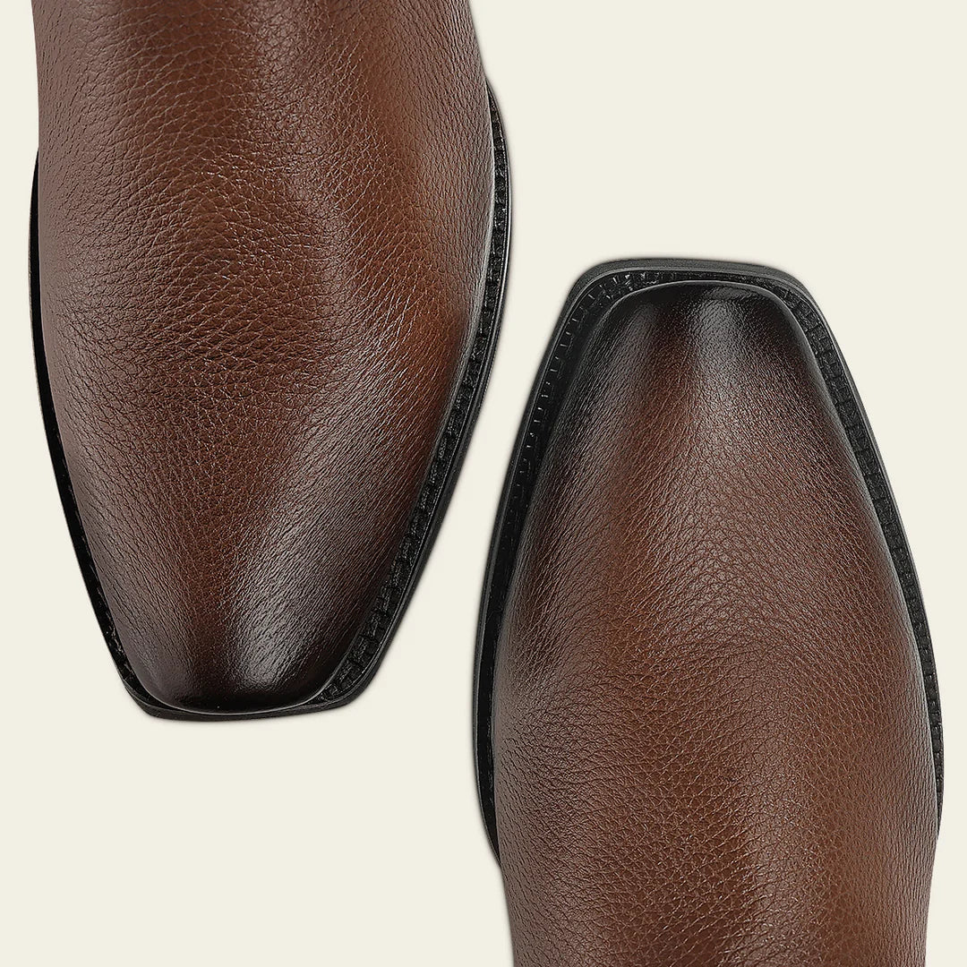 1J4HVE - Cuadra honey dress cowboy deer leather boots for men