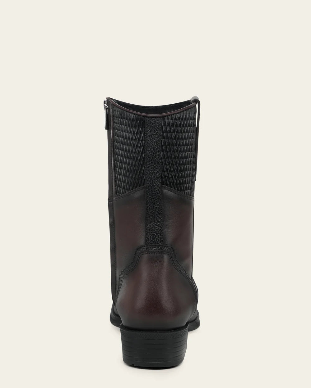 1J4LRS - Cuadra Brown Cowhide Leather Zip Ankle Boots for Men