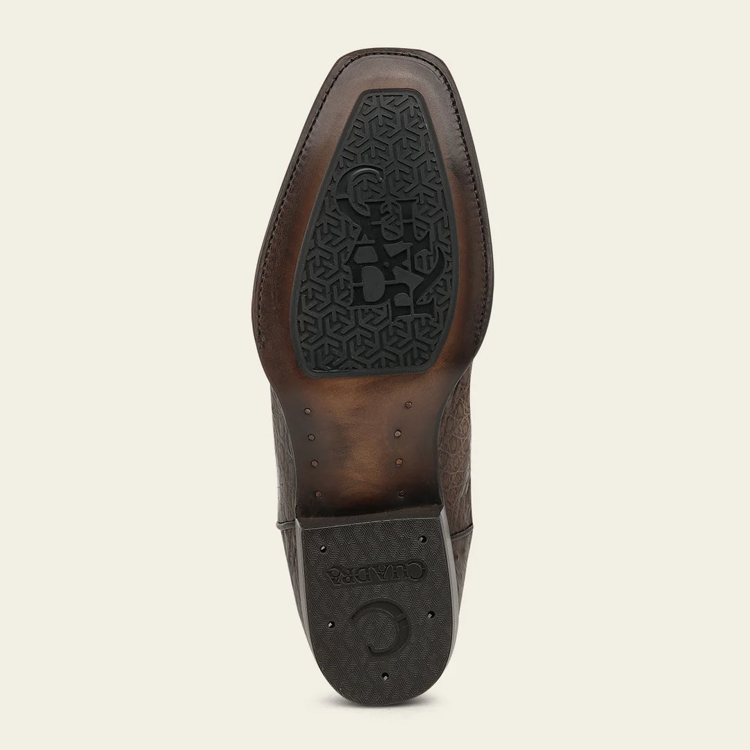 1JT0FY - Cuadra Chocolate Dress Cowboy Caiman Leather Boots for Men