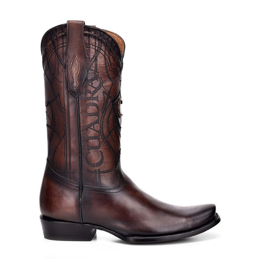 1J1NRS - Cuadra brown western cowboy cowhide leather boots for men-Kuet.us