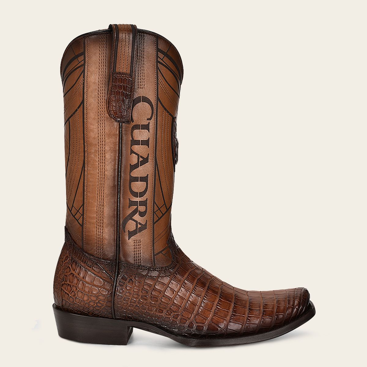 1J2PMB - Cuadra brown western cowboy moreleti leather boots for men-Kuet.us