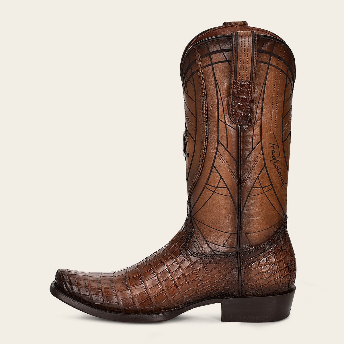 1J2PMB - Cuadra brown western cowboy moreleti leather boots for men-Kuet.us