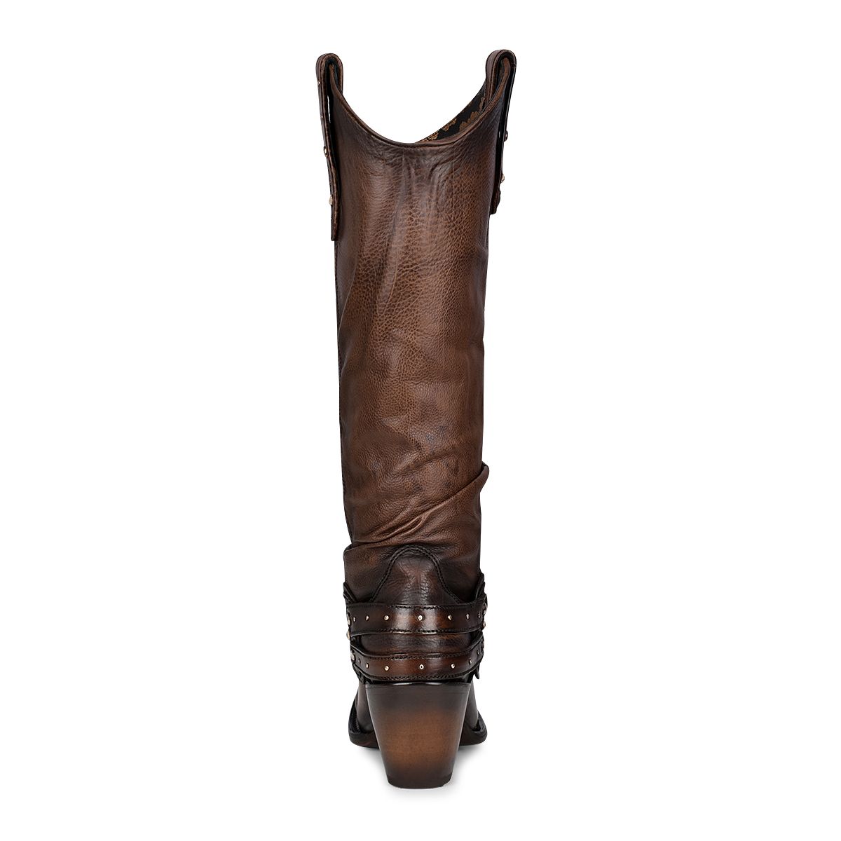 1Z41RS - Cuadra dark brown casual cowgirl leather knee high boots for women-Kuet.us