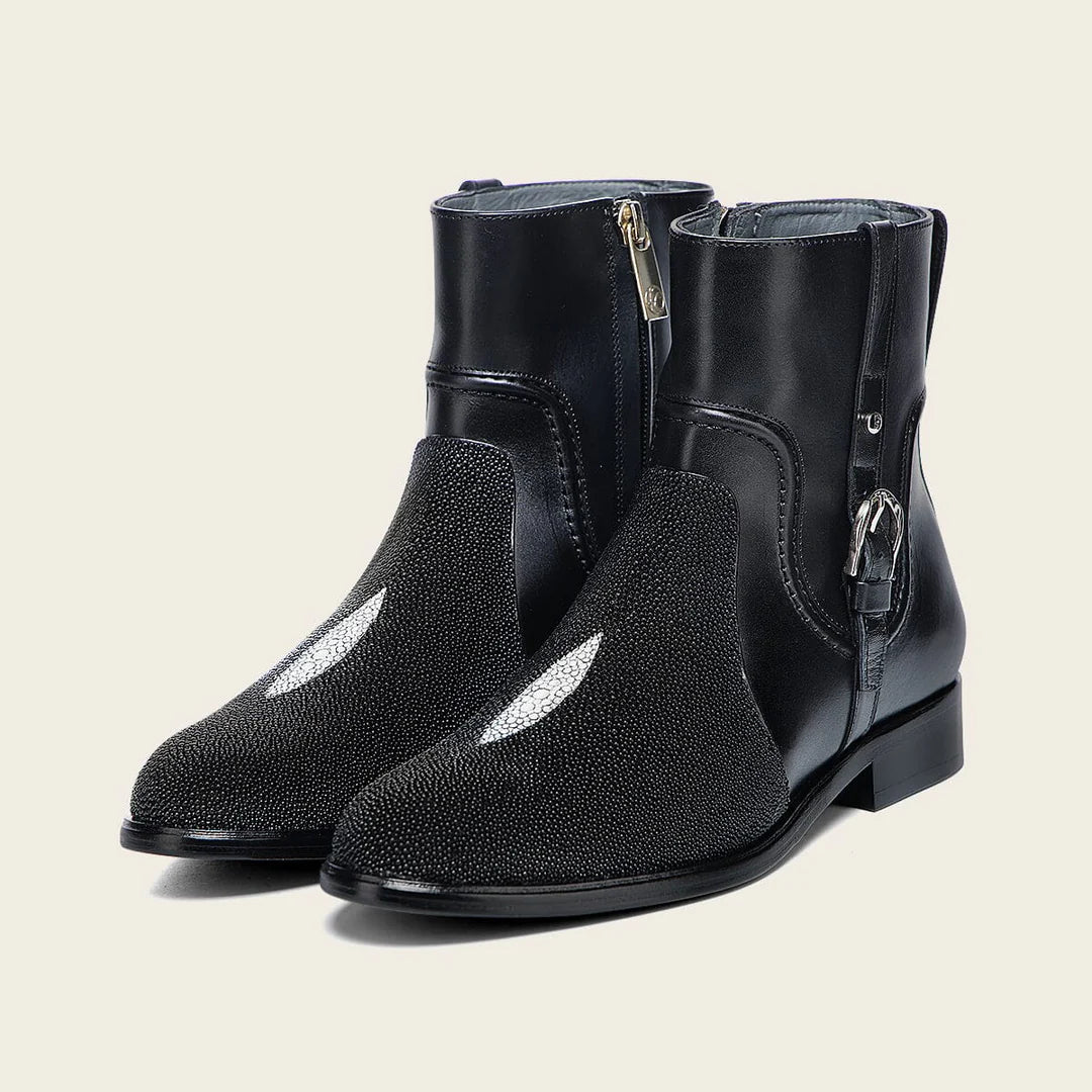 21TMTTS - Franco Cuadra Black Stingray Boots for Women