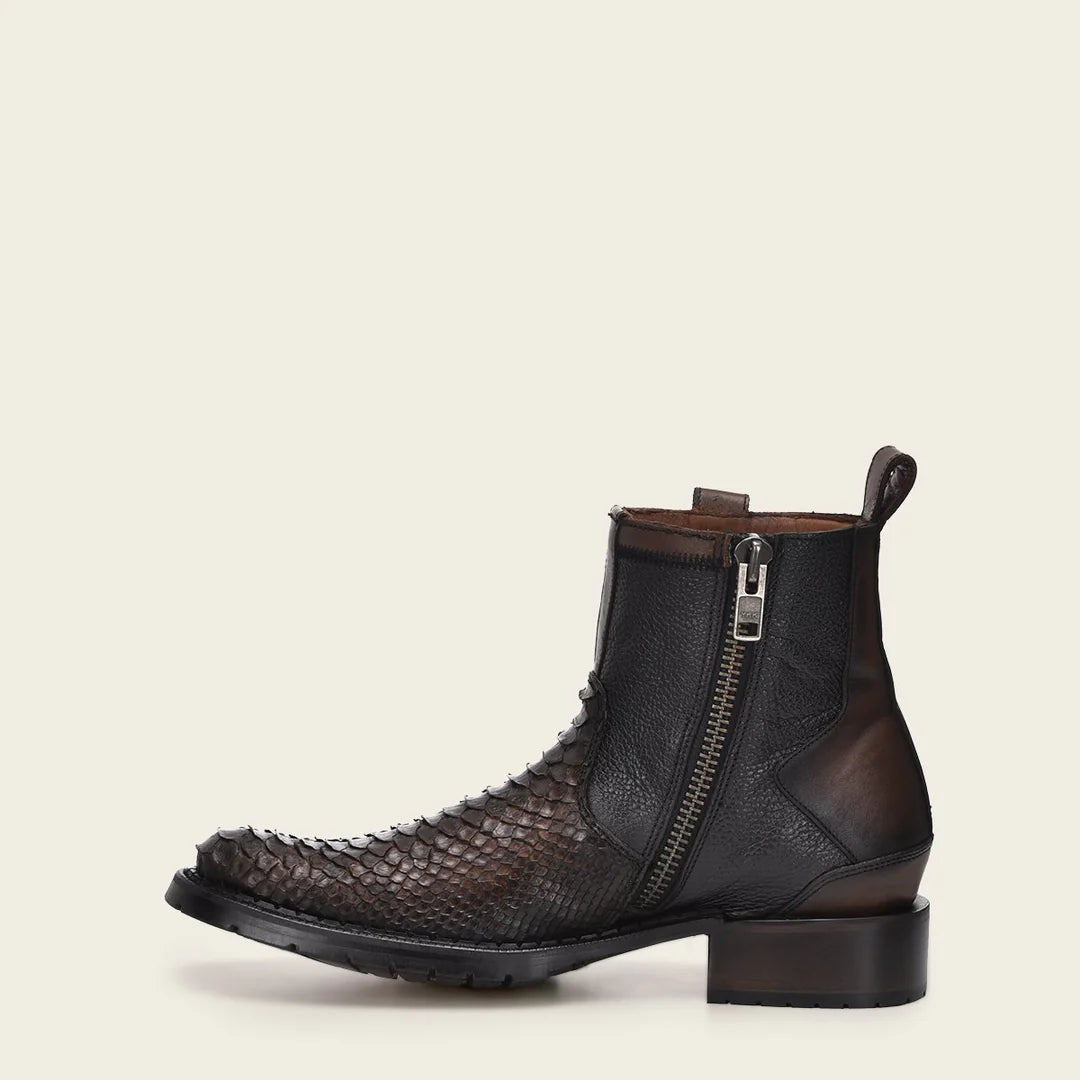 2T50PH - Cuadra chocolate vintage cowboy boots for men