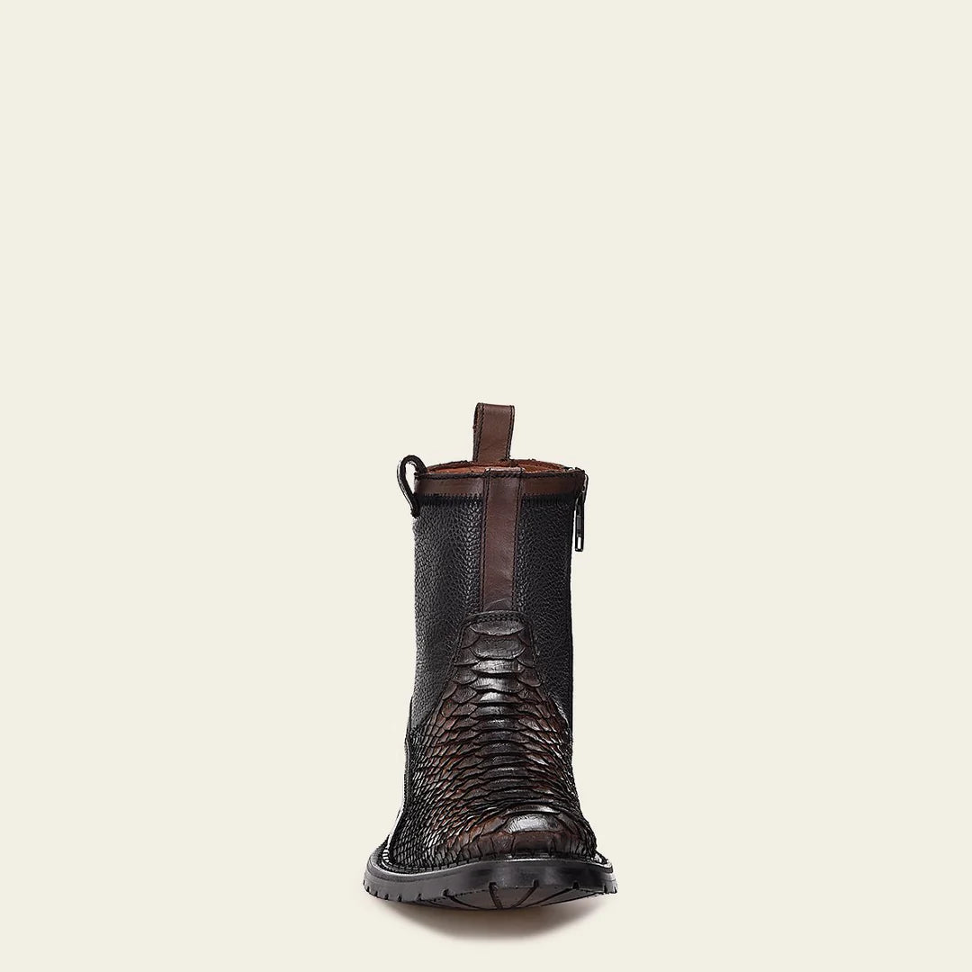 2T50PH - Cuadra chocolate vintage cowboy boots for men