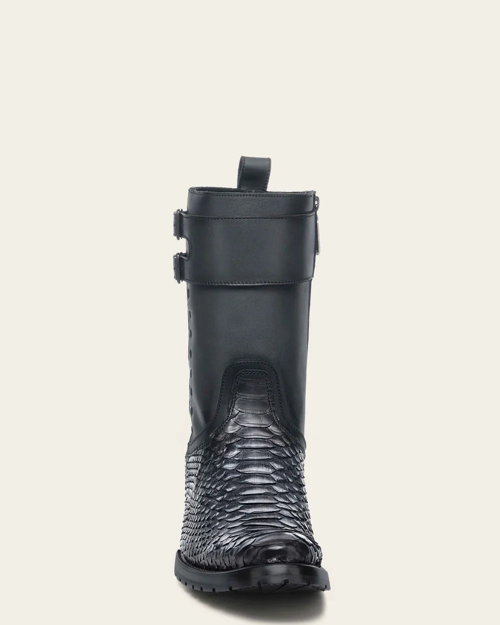 2T57PH - Cuadra gray vintage cowboy python boots for men