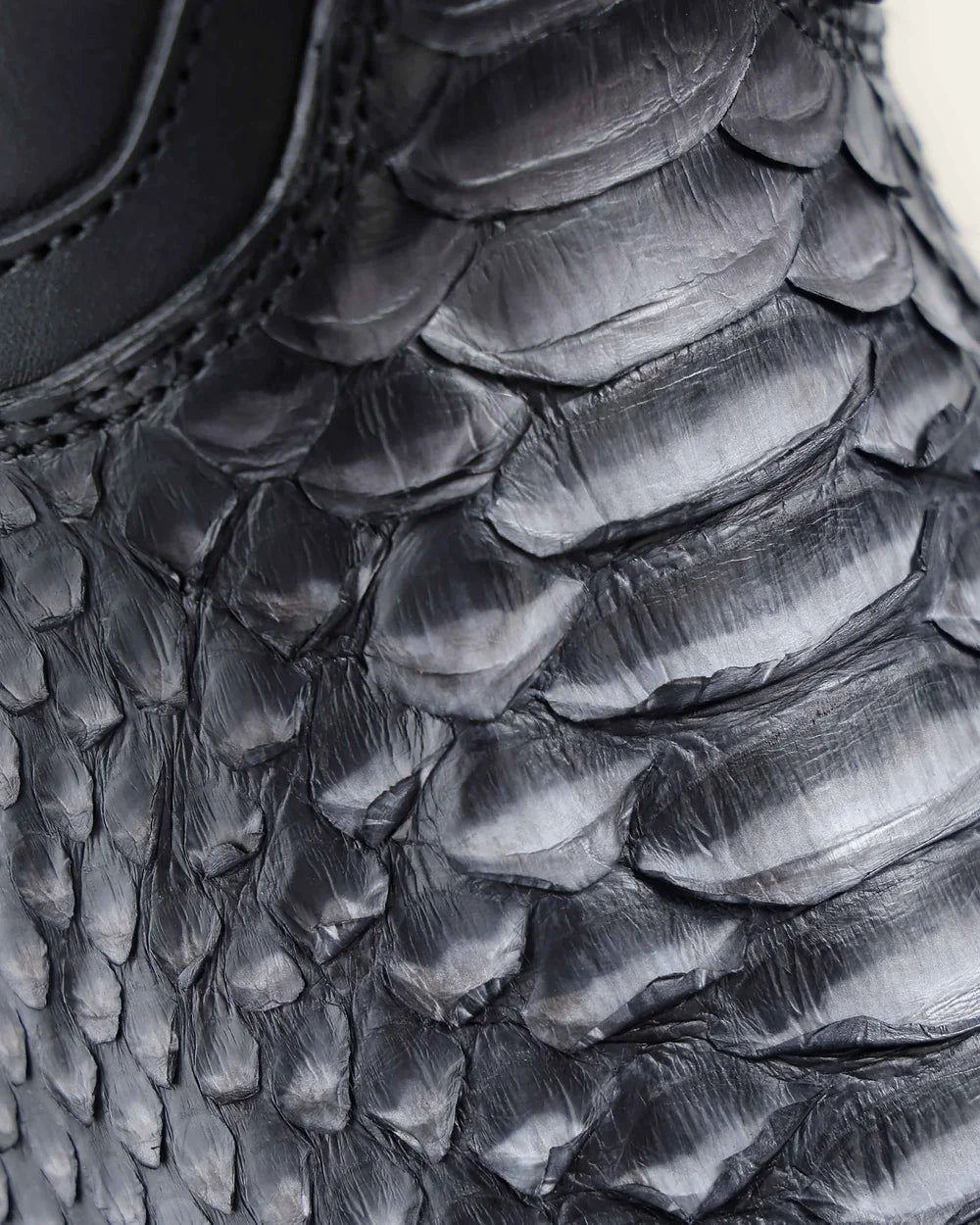 2T57PH - Cuadra gray vintage cowboy python boots for men