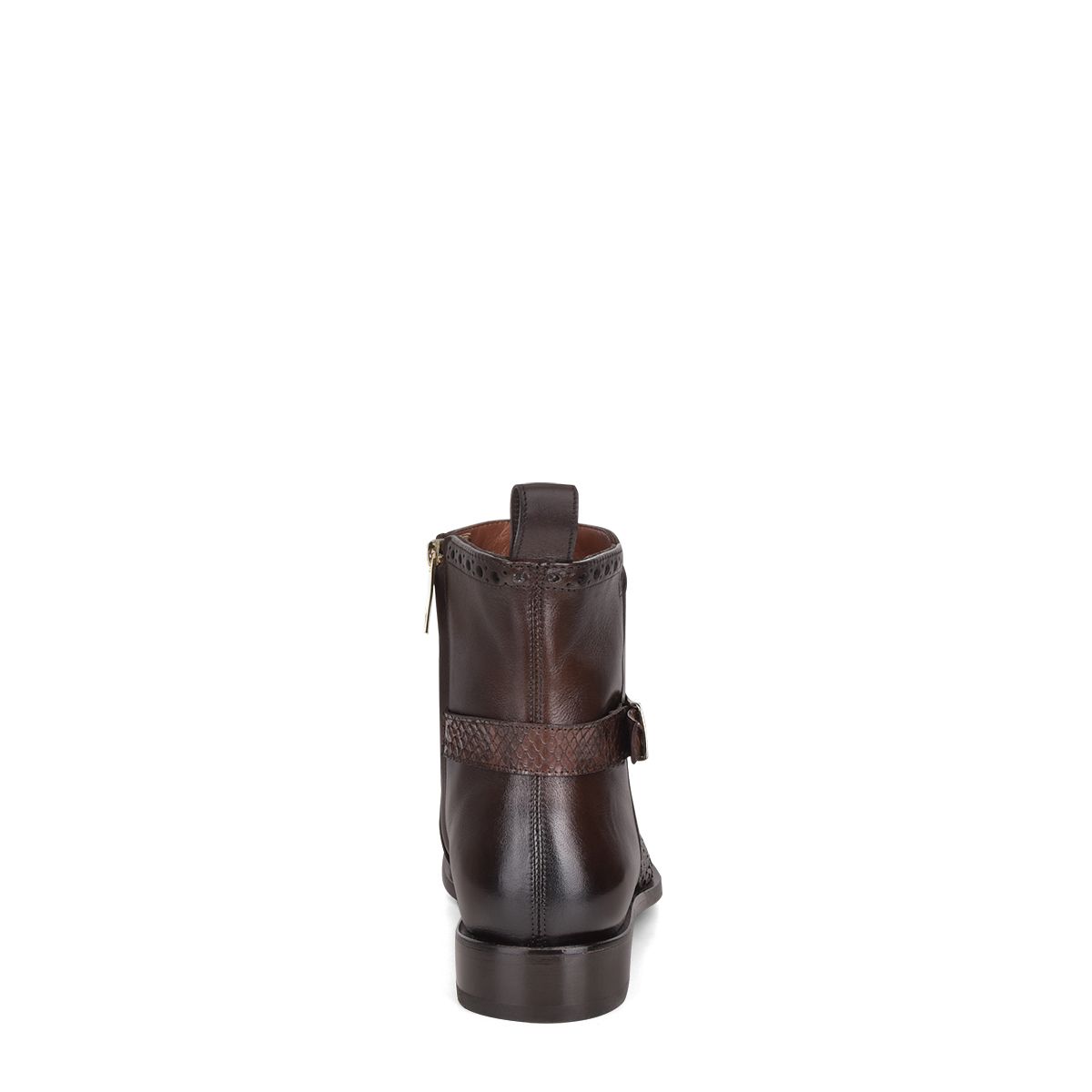 32TPBTS - Franco Cuadra brown casual dress python ankle boots for women-Kuet.us