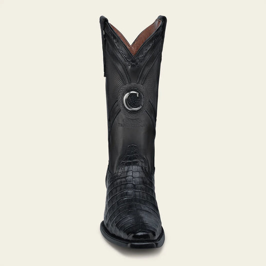 3C0AFY - Cuadra black western cowboy caiman boots for men