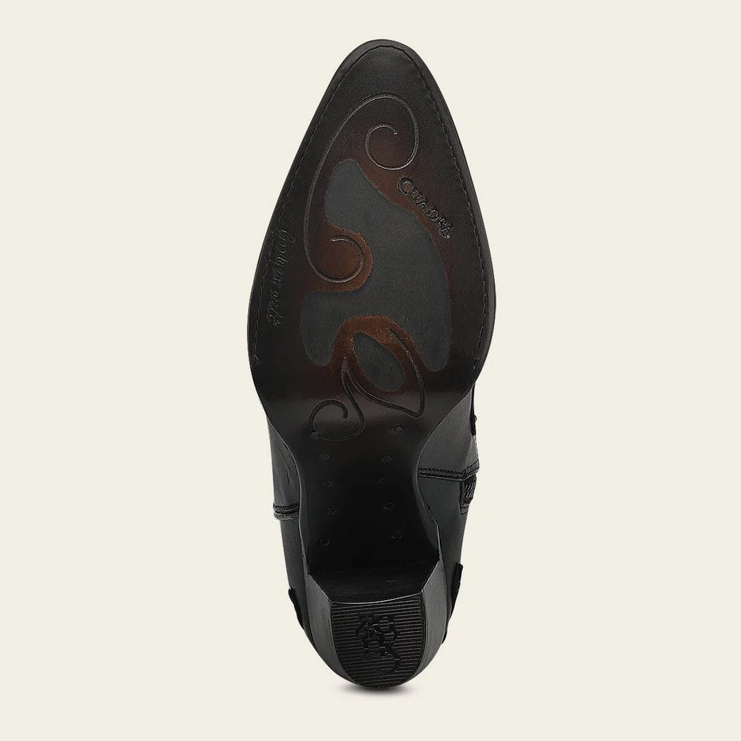 3F0ZRS - Cuadra chocolate cowhide ankle boots for women