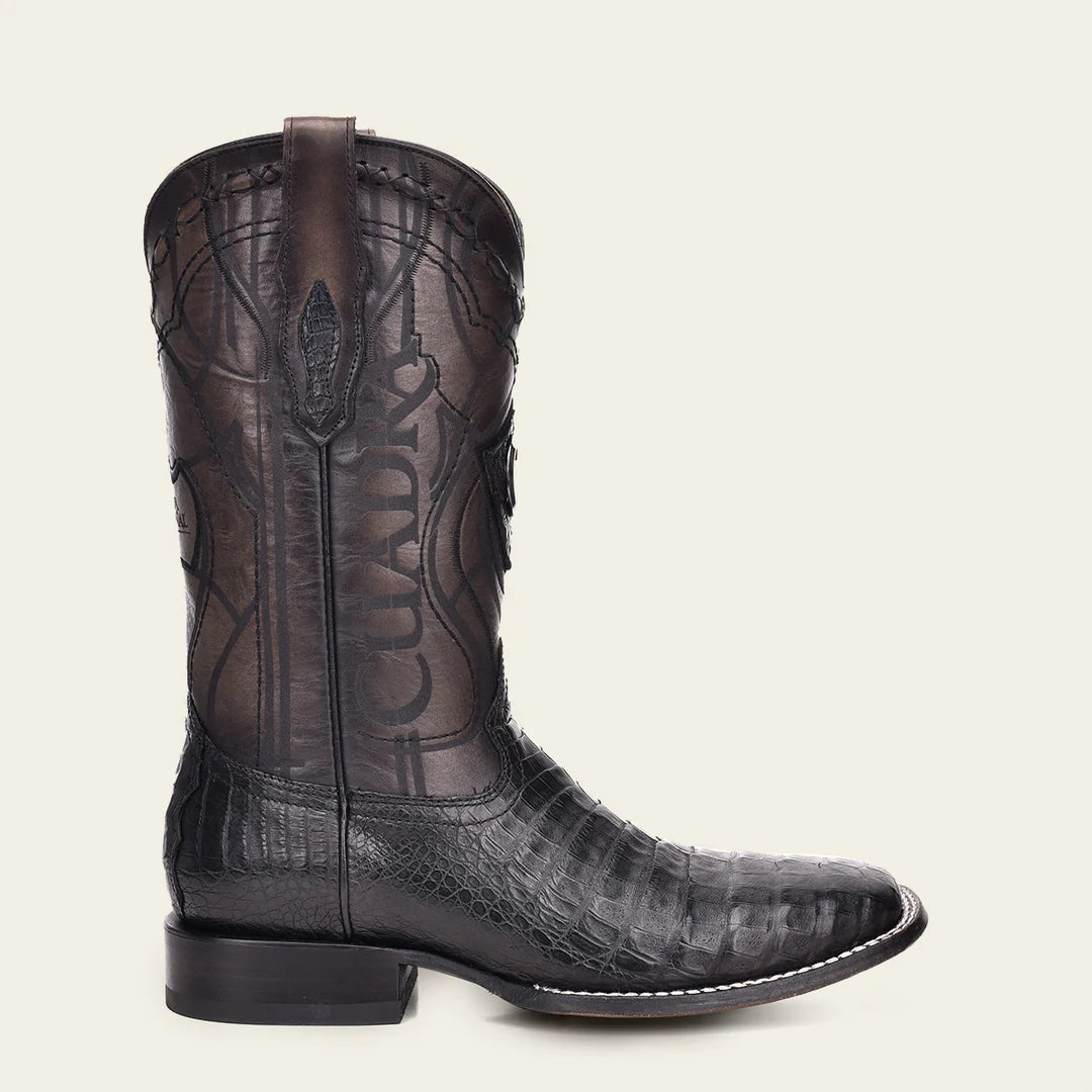 3Z1OFY - Cuadra black cowboy rodeo caiman leather boots for men