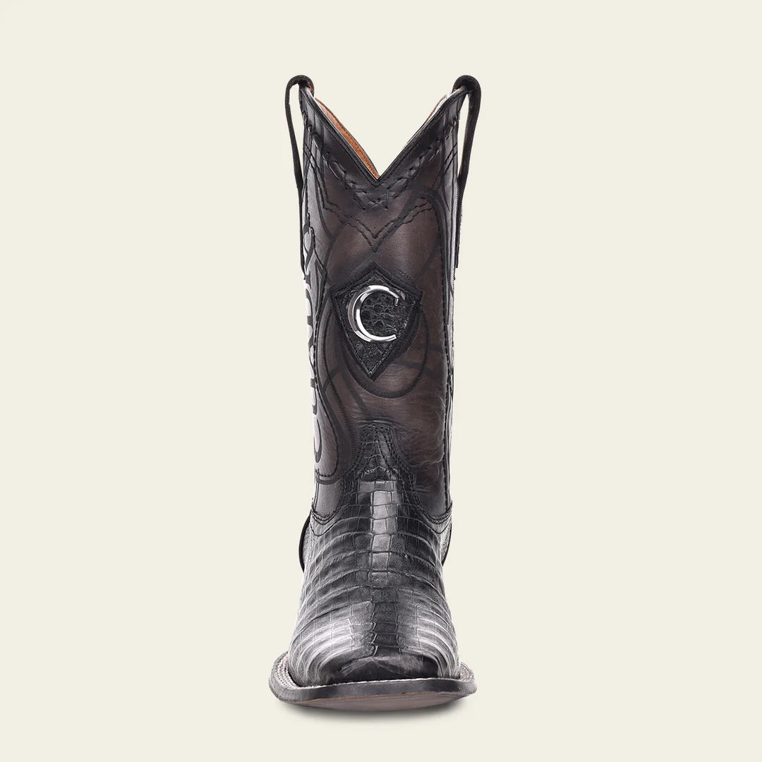 3Z1OFY - Cuadra black cowboy rodeo caiman leather boots for men