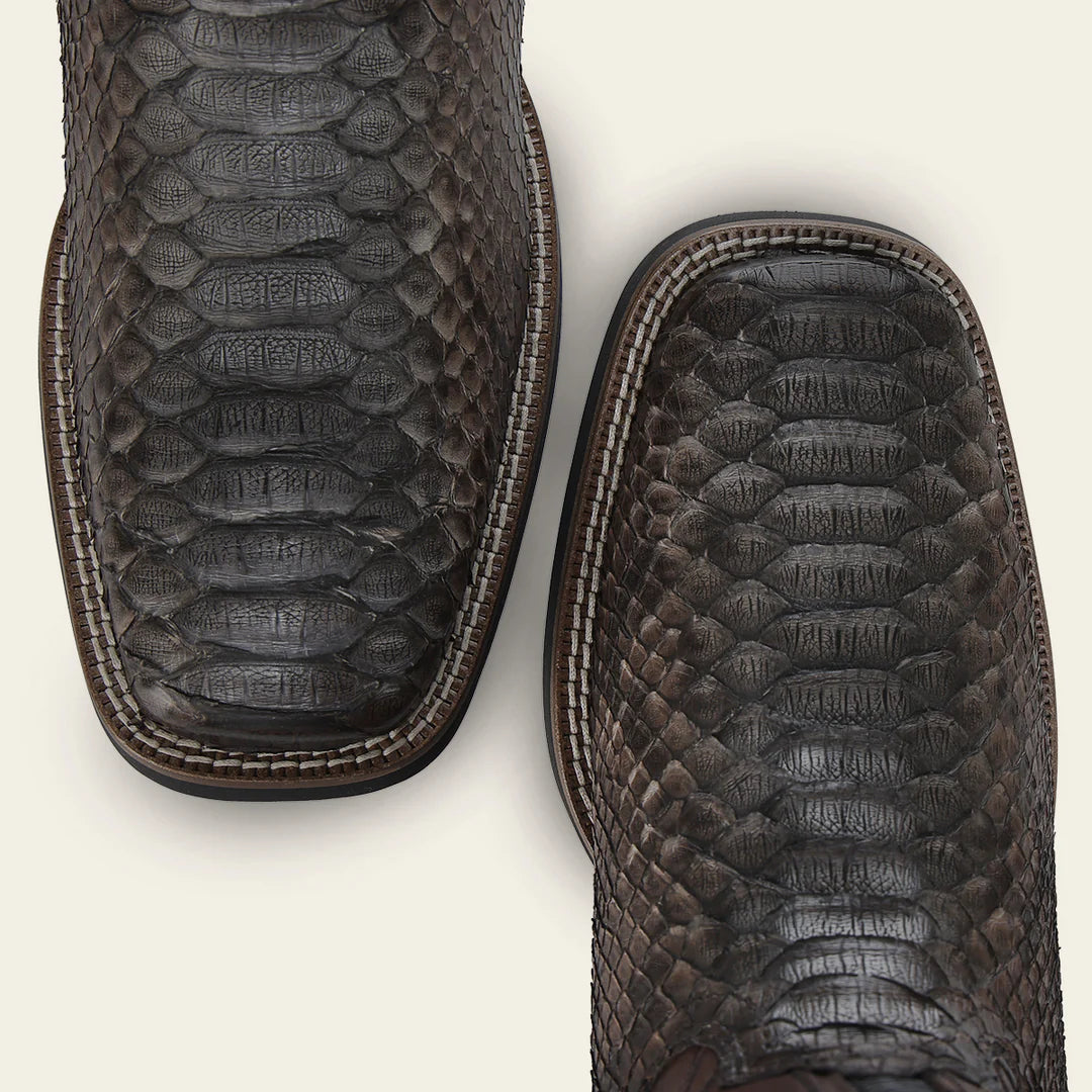 3Z2SPH - Cuadra honey western cowboy rodeo python boots for men