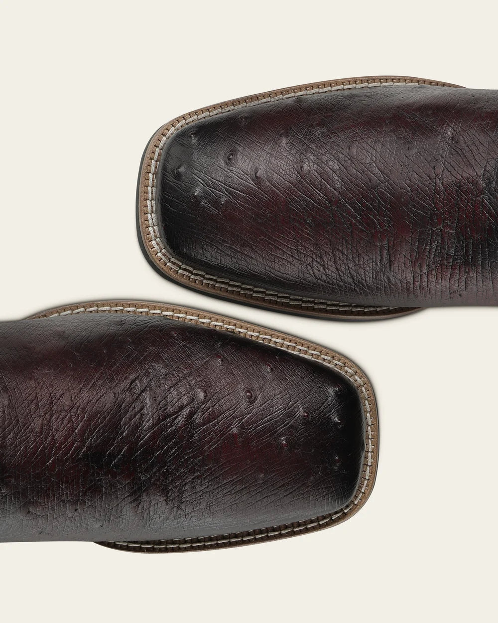 3Z3FAB - Cuadra black ostrich leather rodeo cowboy boots with honeycomb shaft for men