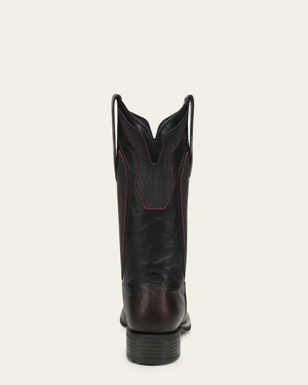 3Z3FAB - Cuadra black ostrich leather rodeo cowboy boots with honeycomb shaft for men
