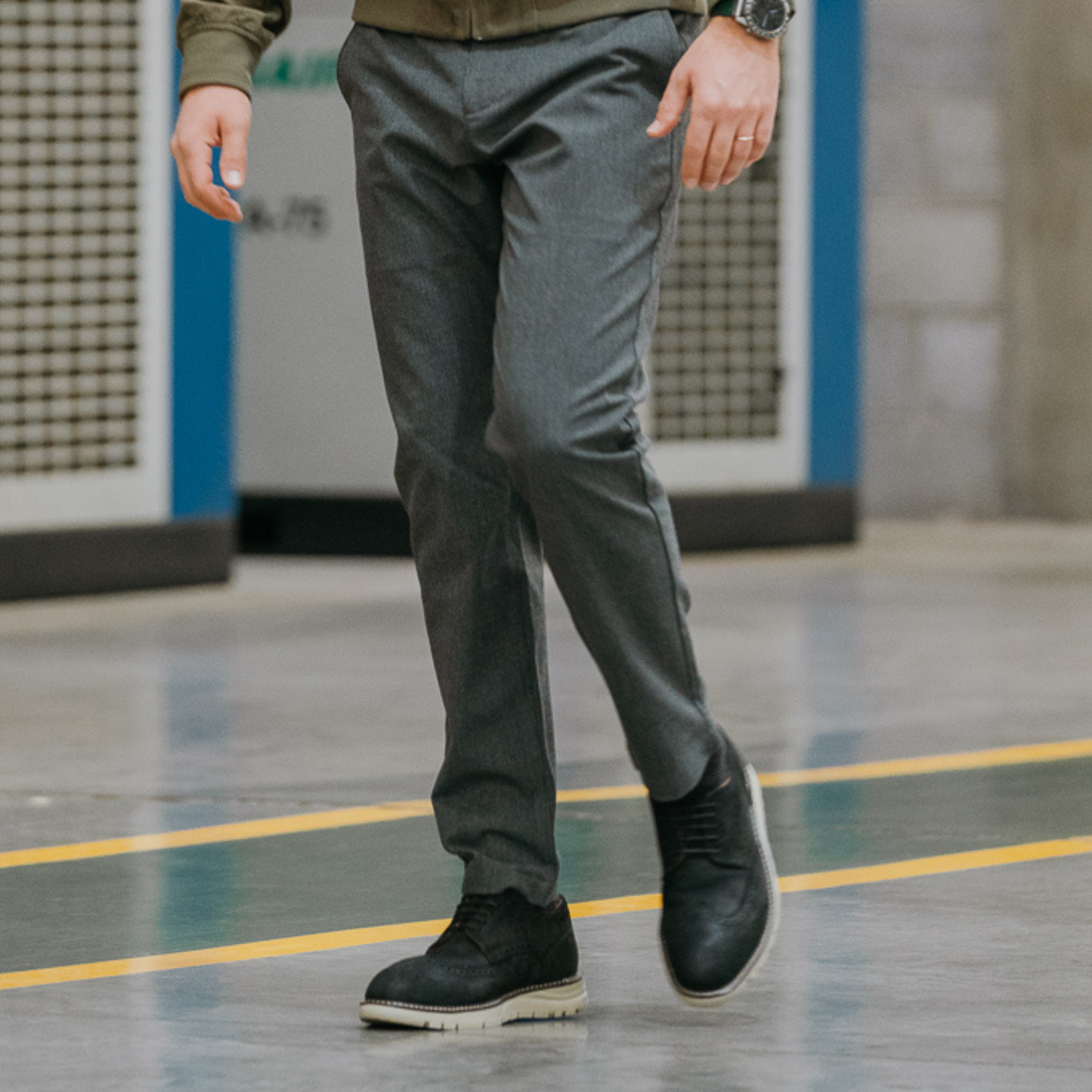 STEEL TOE DERBY SHOE MASTER BLACK MATTE