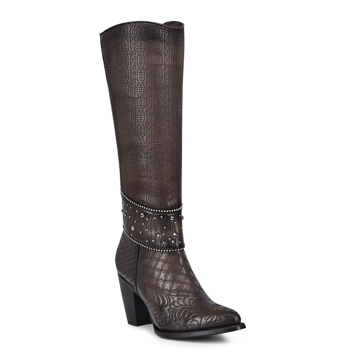 3F80RS - Cuadra black and brown Paris Texas fashion boots for women-Kuet.us