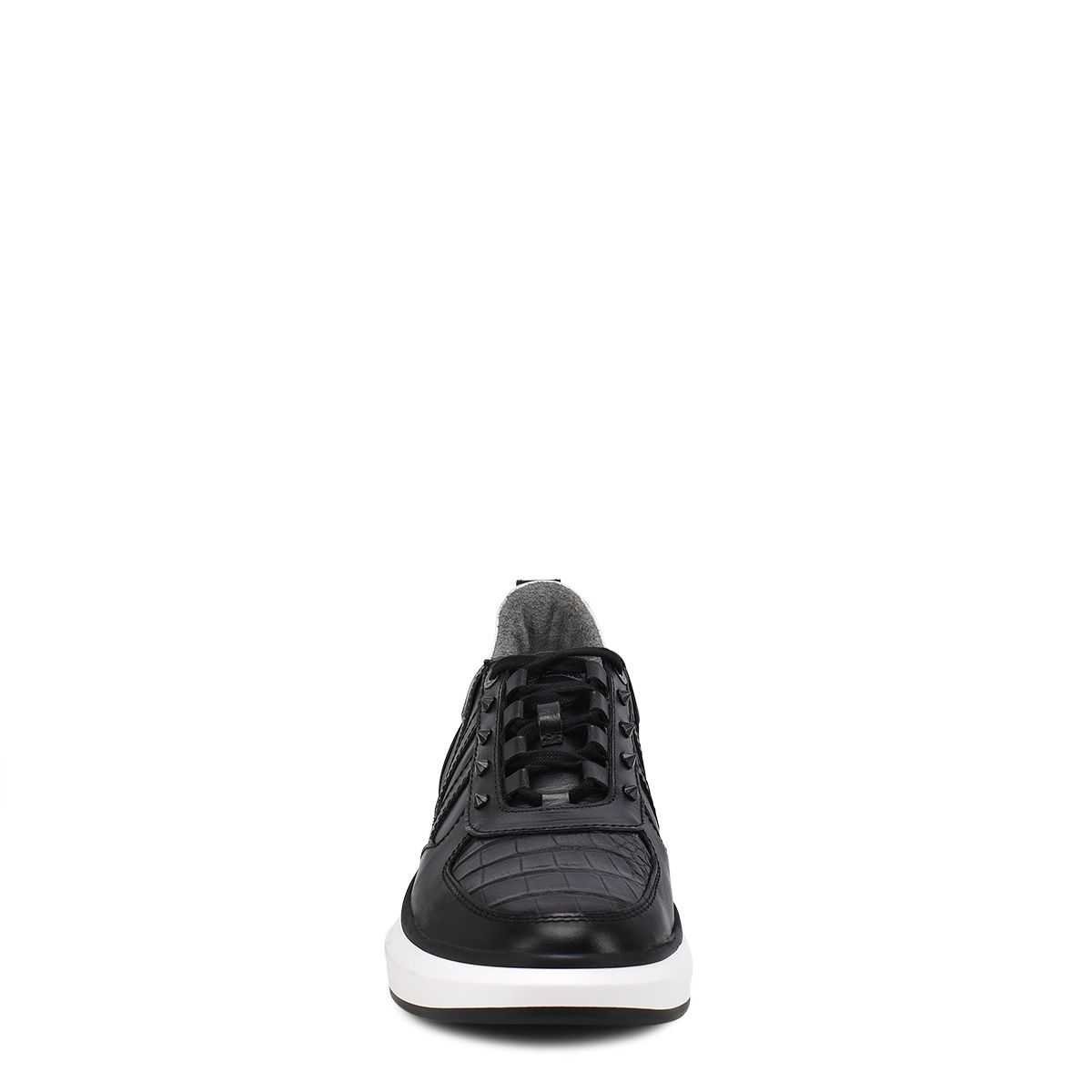 3Y6LPTS - Cuadra black casual fashion alligator leather sneakers for men.-FRANCO CUADRA-Kuet-Cuadra-Boots