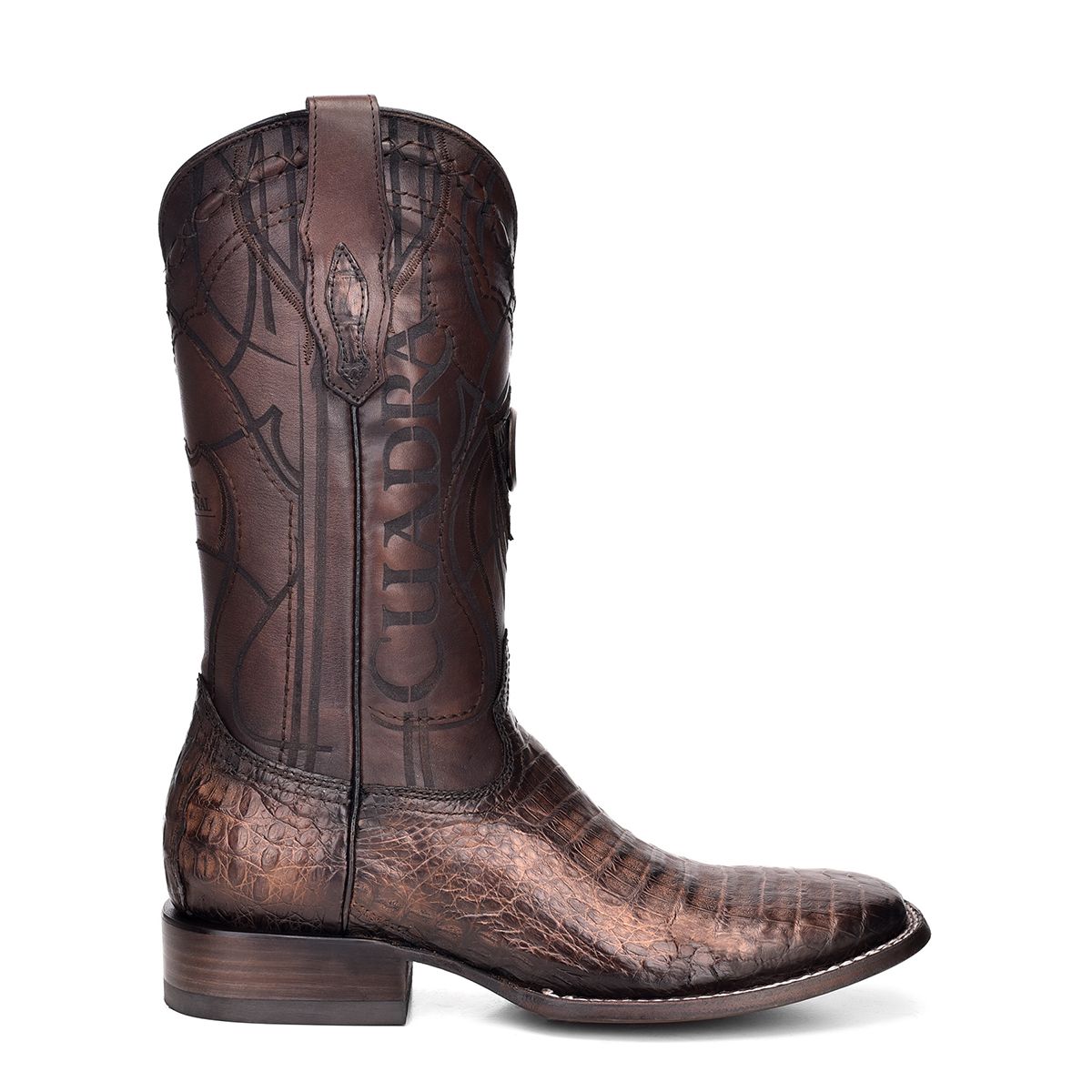 3Z1OFY - Cuadra brown western cowboy rodeo caiman leather boots for men-Kuet.us