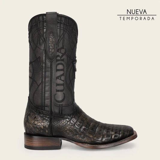 3Z2LFY - Cuadra sand cowboy rodeo caiman leather boots for men