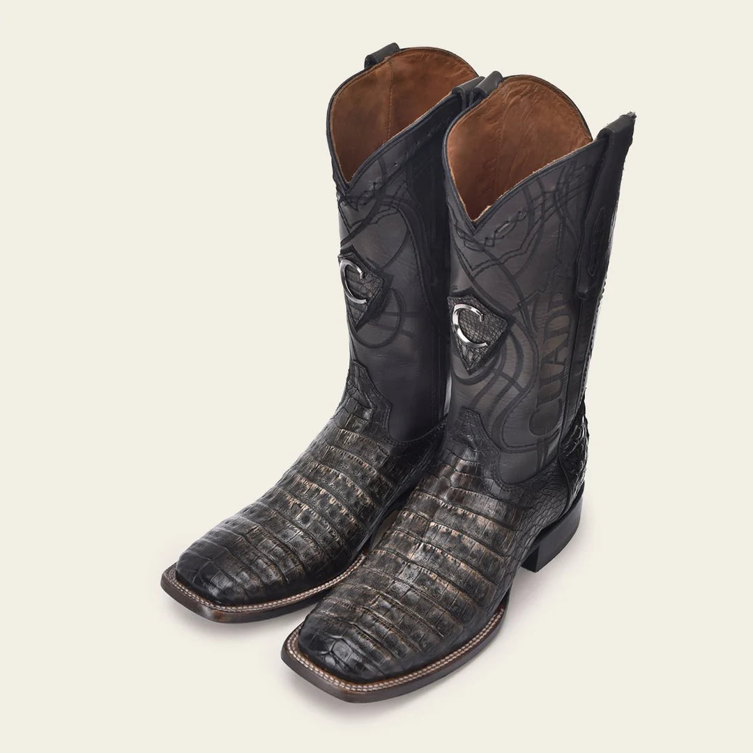 3Z2LFY - Cuadra sand cowboy rodeo caiman leather boots for men