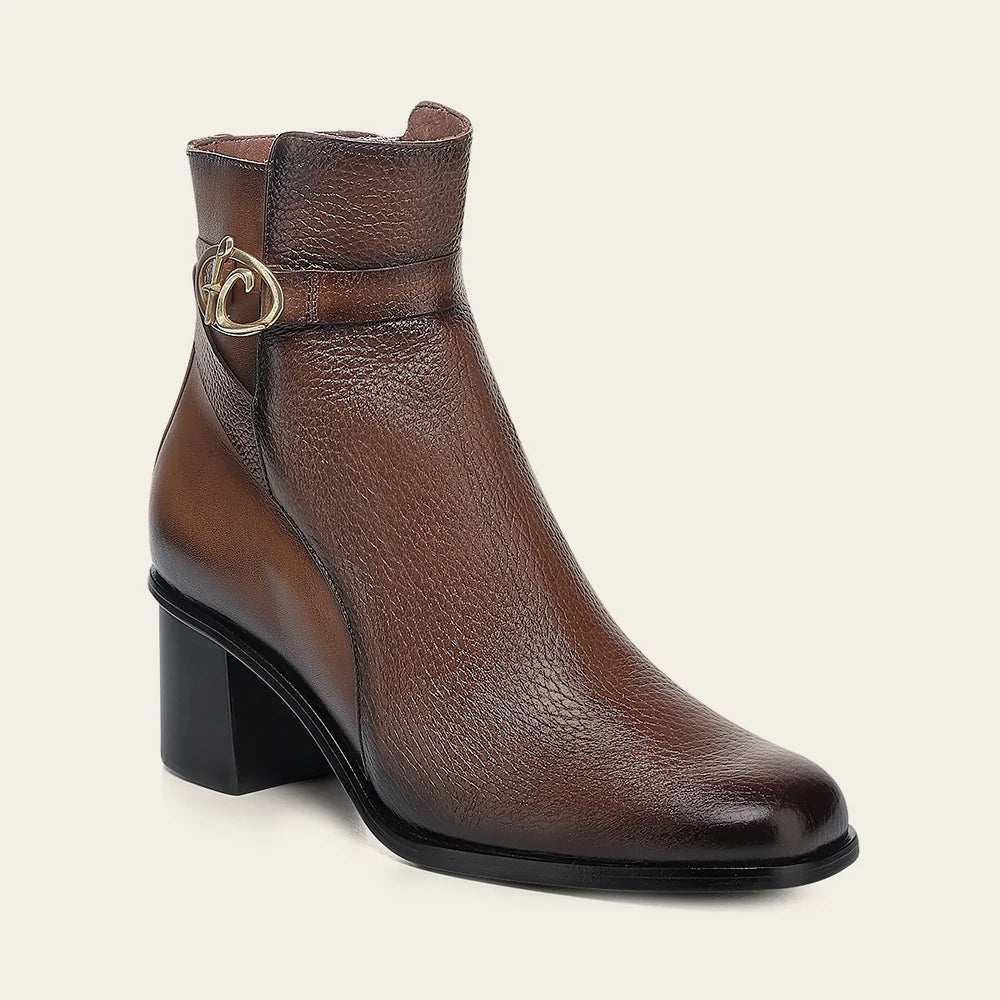 405VNTV - Cuadra Honey Casual Fashion Deer Leather Ankle Boots for Women