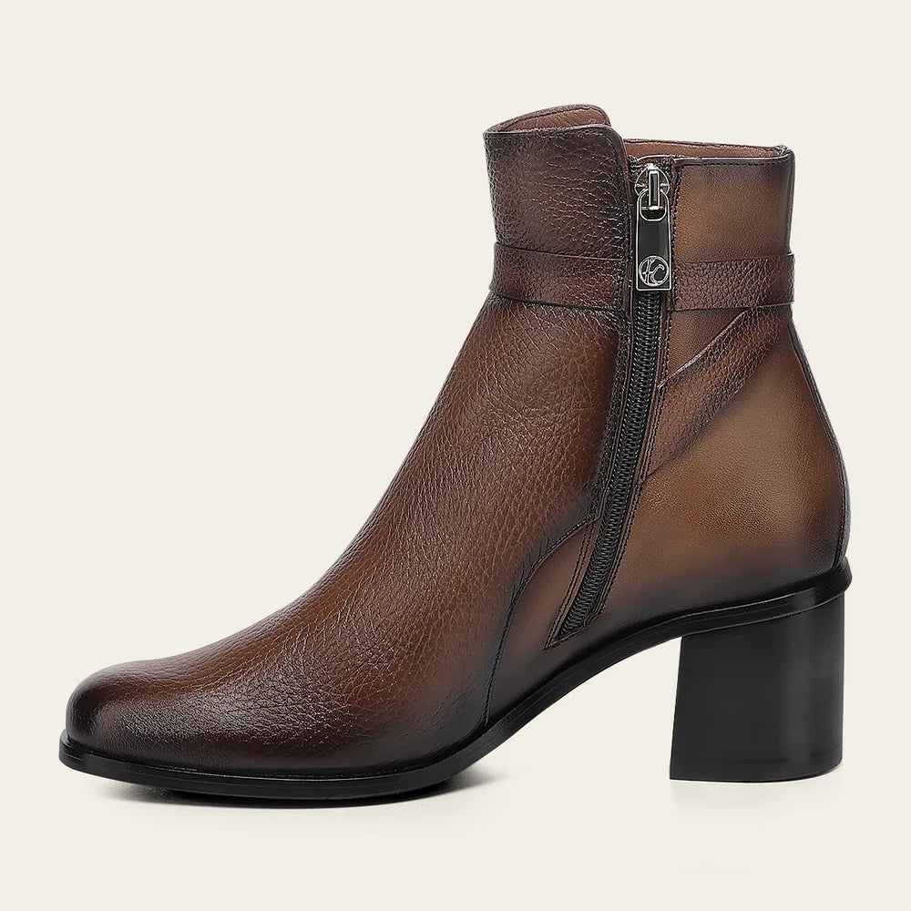 405VNTV - Cuadra Honey Casual Fashion Deer Leather Ankle Boots for Women