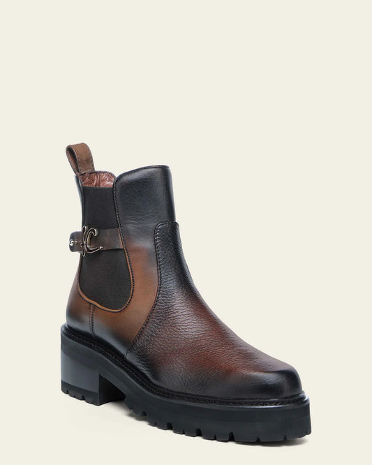 41WVNTV - Franco Cuadra Honey Casual Fashion Deer Leather Combat