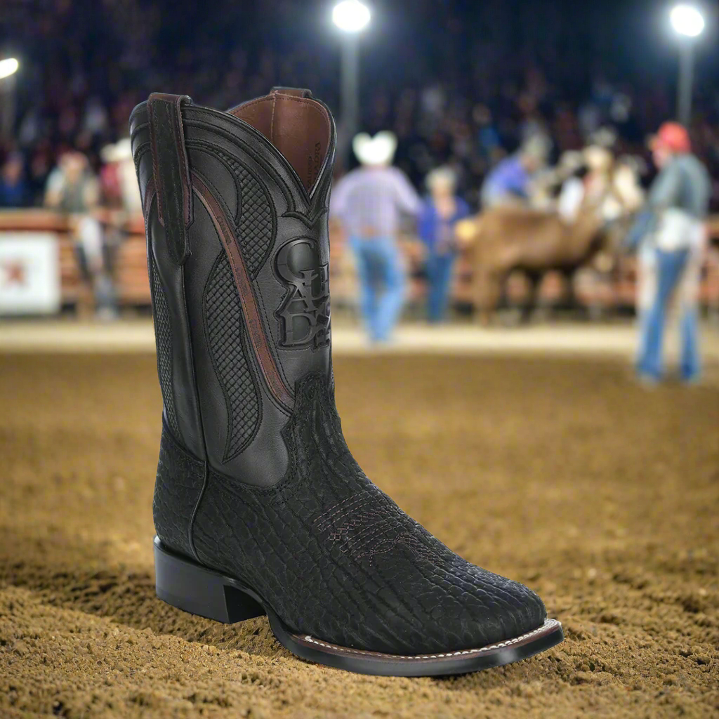 4L01TC - Cuadra oxford cowboy rodeo bull neck leather boots for men