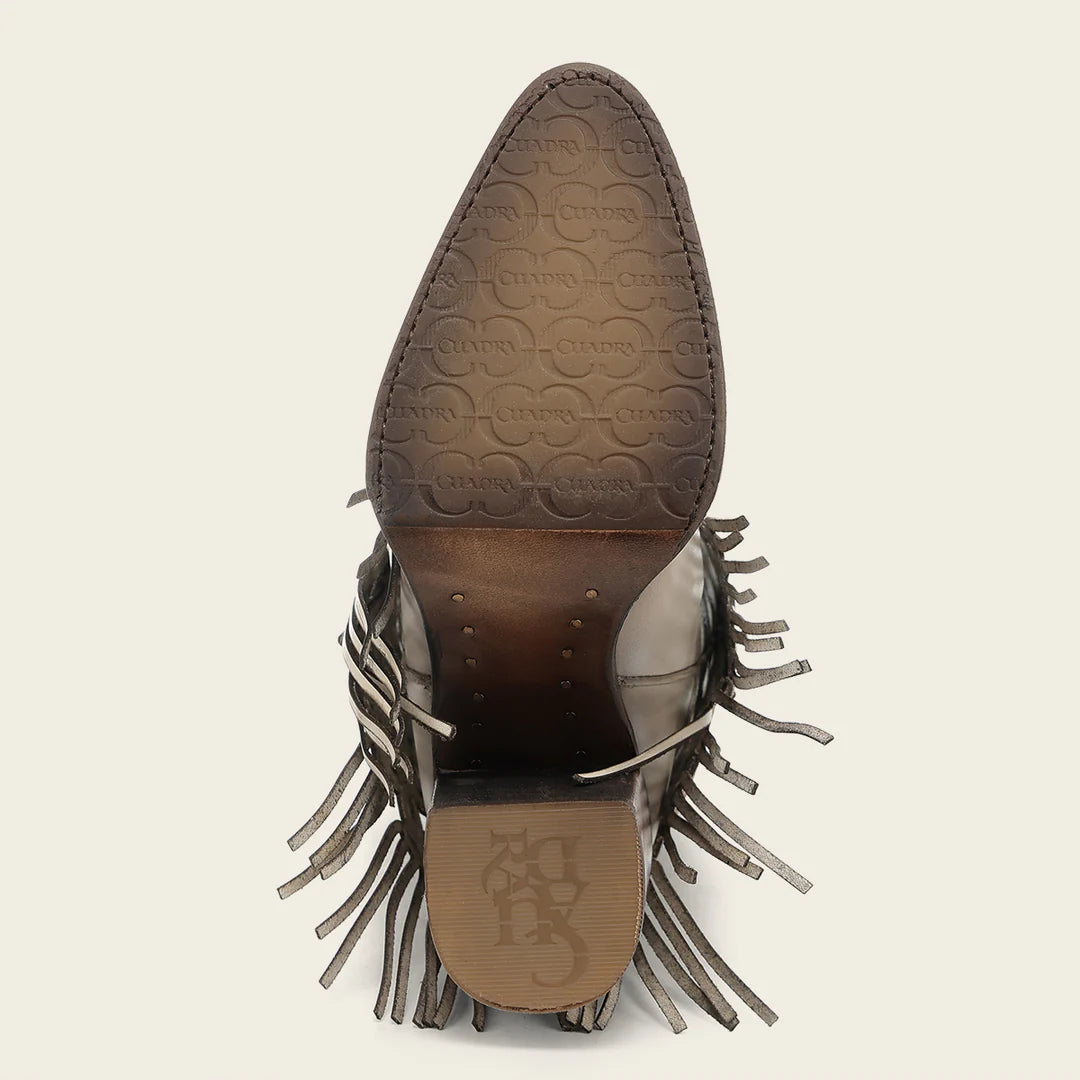 4Q19RS - Cuadra beige western cowgirl boots for women